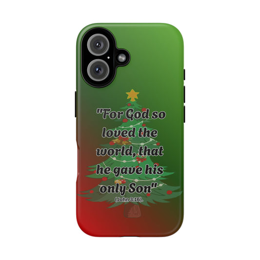 Christmas quote John 3:16 Case