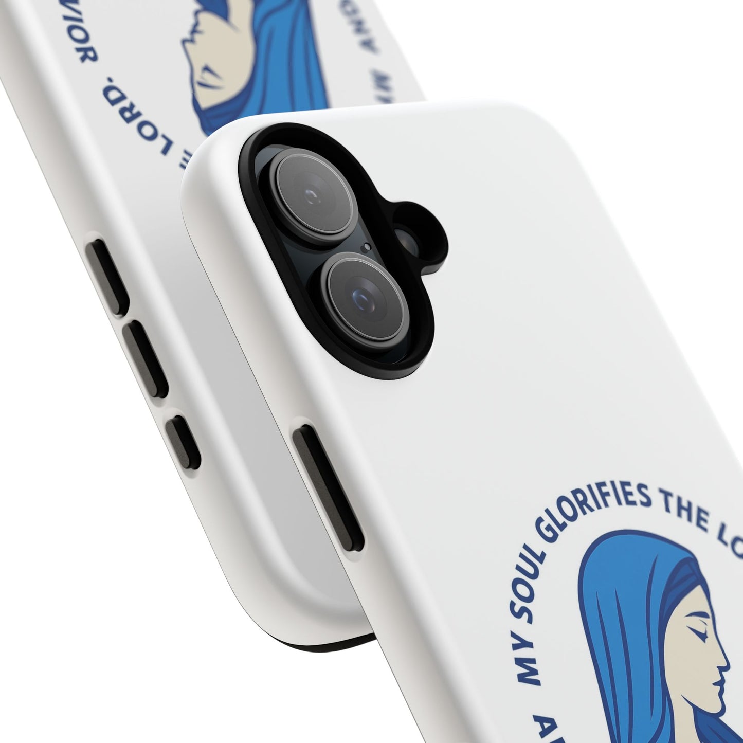 Virgin Mary Phone Case — “My Soul Glorifies the Lord” Christian iPhone Case