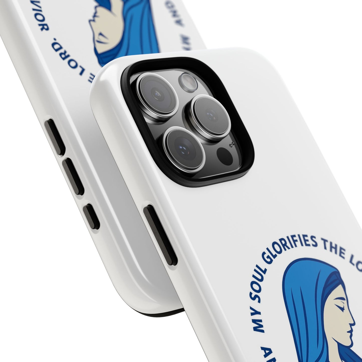 Virgin Mary Phone Case — “My Soul Glorifies the Lord” Christian iPhone Case